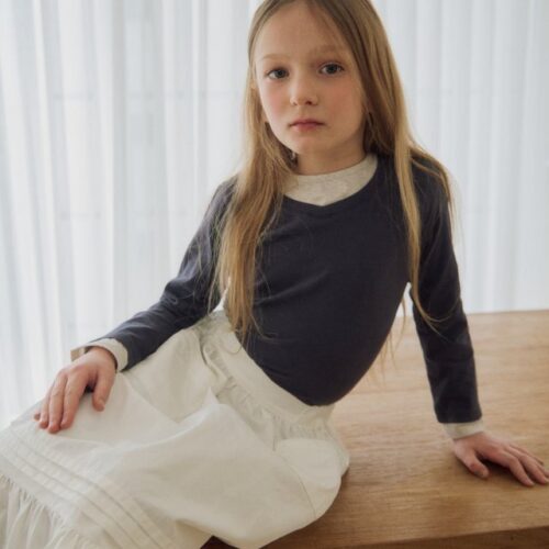 D8A75158-06E8-45CF-9746-BAFF6F8BC464 〖預購〗花語繫帶圍裙式質感長裙