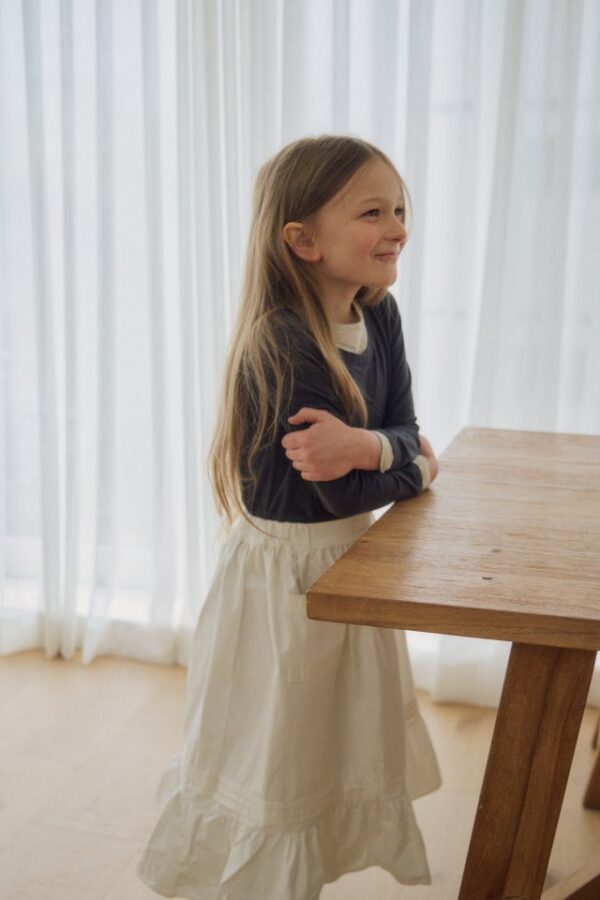 〖預購〗花語繫帶圍裙式質感長裙