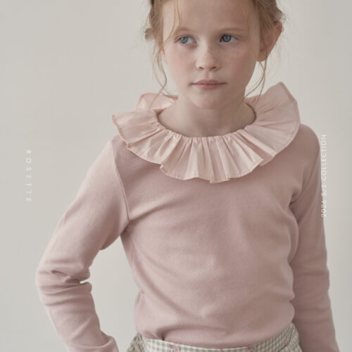 E22235A1-224B-4951-8A32-3EF78B1DA882 〖預購〗Marie 羽毛領立體荷葉邊飾上衣