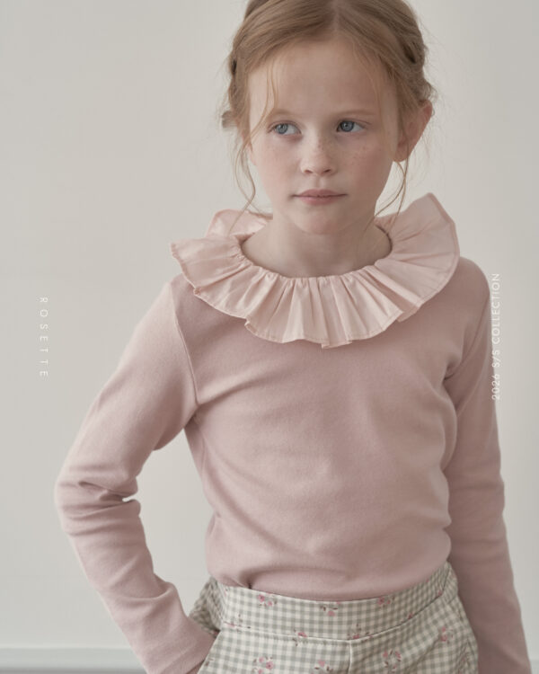 E22235A1-224B-4951-8A32-3EF78B1DA882 〖預購〗Marie 羽毛領立體荷葉邊飾上衣