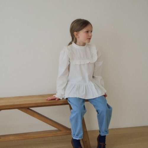 E852BA87-A1A8-4E04-B7D4-82D3F3DE9DC2 〖預購〗經典恆藍翻摺邊質感牛仔褲