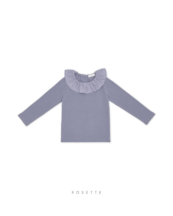 EBF827AE-5851-44FB-9821-6279E277C8FB 〖預購〗Marie 羽毛領立體荷葉邊飾上衣