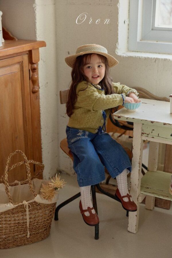 FE627076-5BF3-4CF7-8D80-471824498FF3 〖預購〗Amélie 扇形針織開襟衫