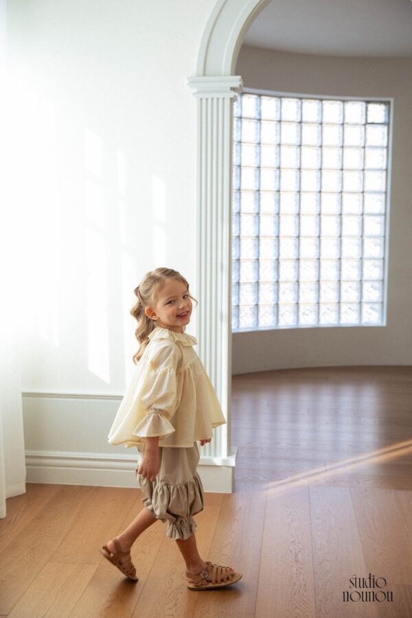 093F3786-2CC6-40BF-98F4-1B98062AA441_1_105_c 〖預購〗花苞剪裁抽褶燈籠褲