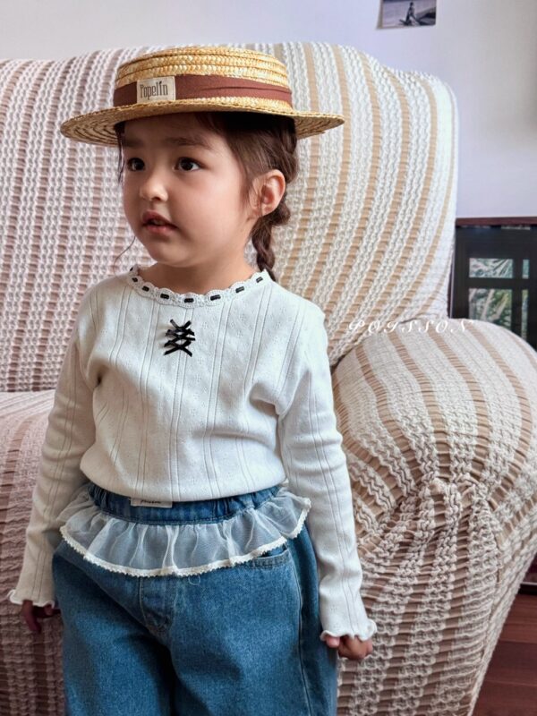 11A6DB46-0319-4914-AD3A-768D8714FD12_1_105_c 〖預購〗Mellow 蝴蝶結飾親膚上衣