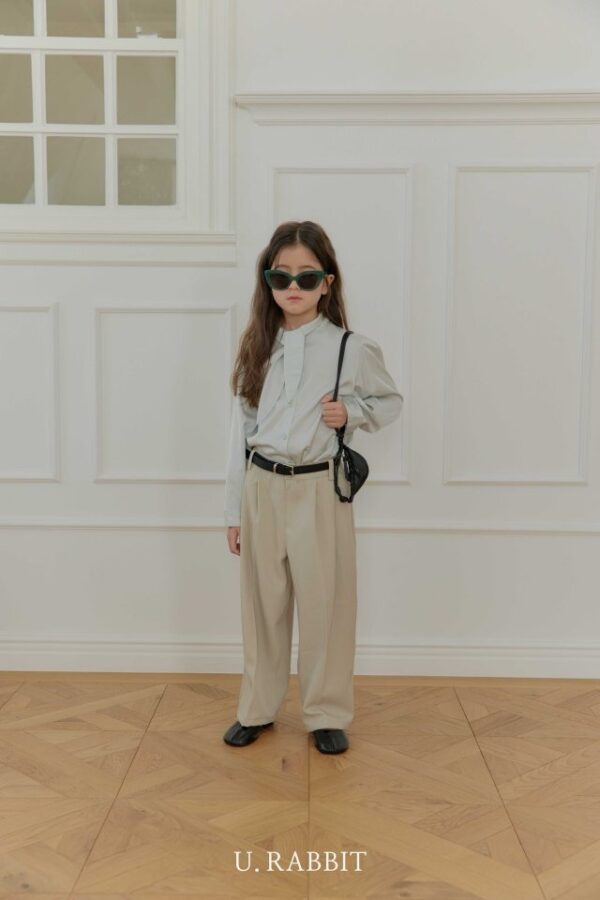 1416A4E3-F034-4672-B8A2-6DE6CFE0A1EF 〖預購〗漫步雲端雙褶版型寬腿西褲