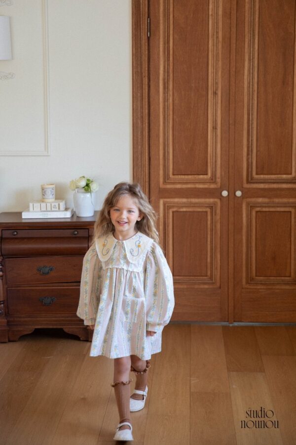 1B8ED45B-7A7F-4C39-AFBF-BB396023DBEE_1_105_c 〖預購〗花徑信箋領片洋裝