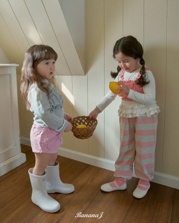 2511E8A9-D118-4FC4-850A-B1A4226D4332 〖預購〗Smoothie 雙條紋舒柔棉質束口褲