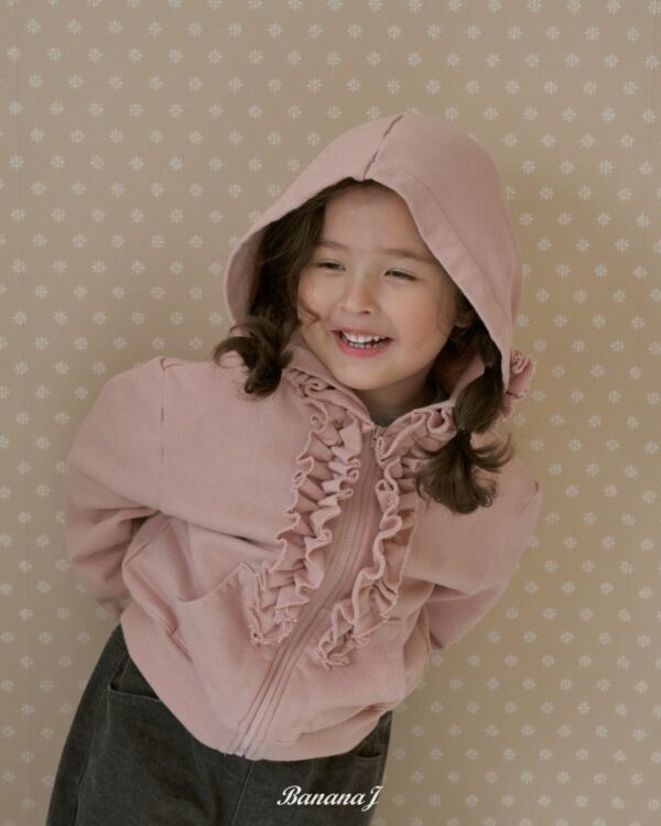 2516C0B6-D7AD-4B2C-A660-6F6E52260351 〖預購〗克洛伊浪漫荷葉邊連帽外套