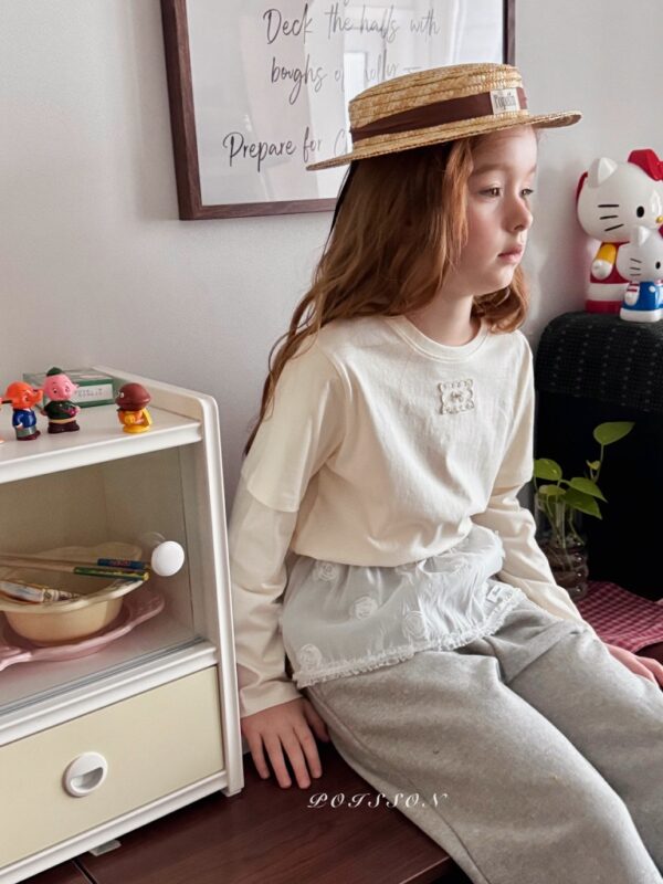 29FB9974-7892-4B96-A6A8-C2B2CA4BC2D0_1_105_c 〖預購〗日常感荷葉邊飾舒柔縮口褲