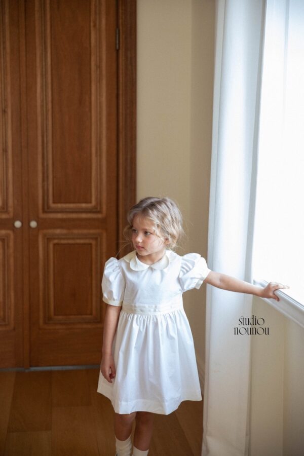 2A238473-7B57-4EA9-863E-7DDD4E3A564A_1_105_c 〖預購〗星塵緞帶澎袖洋裝