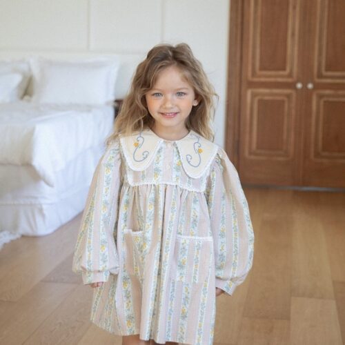 3DED5FF3-6CF0-4D19-8CD9-B19A773BBDE7_1_105_c 〖預購〗花徑信箋領片洋裝