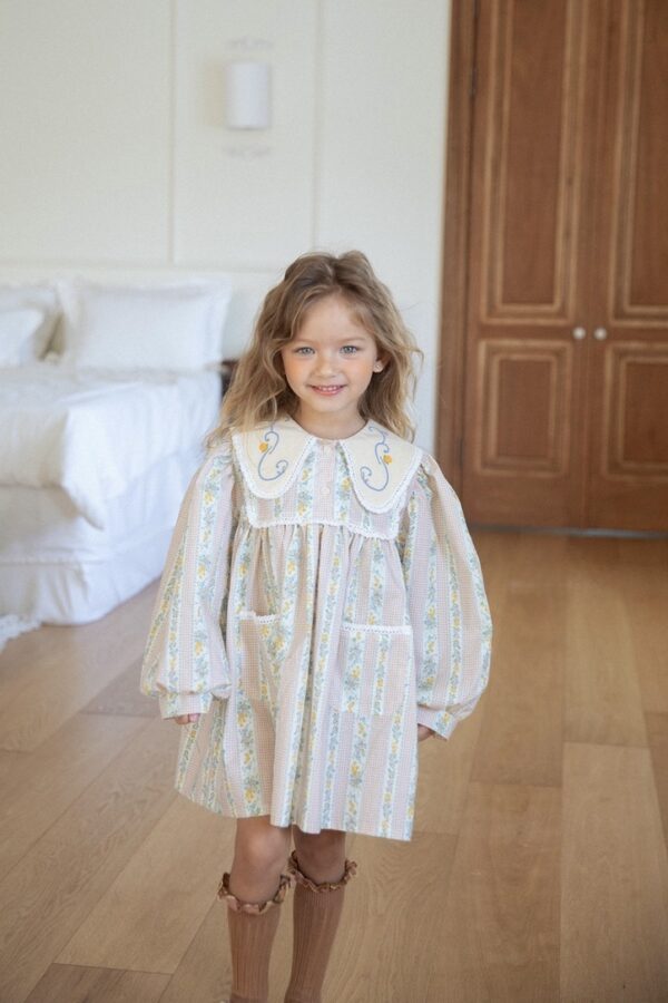 3DED5FF3-6CF0-4D19-8CD9-B19A773BBDE7_1_105_c 〖預購〗花徑信箋領片洋裝