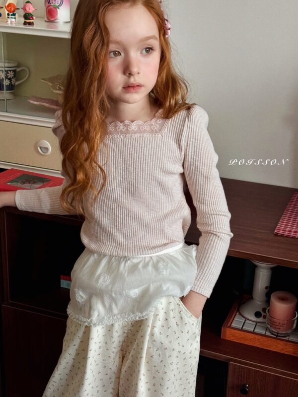 3EF690B9-4422-4DBA-A741-5A48B675BDA3_1_105_c 〖預購〗Blanc 柔霧感蕾絲飾邊上衣