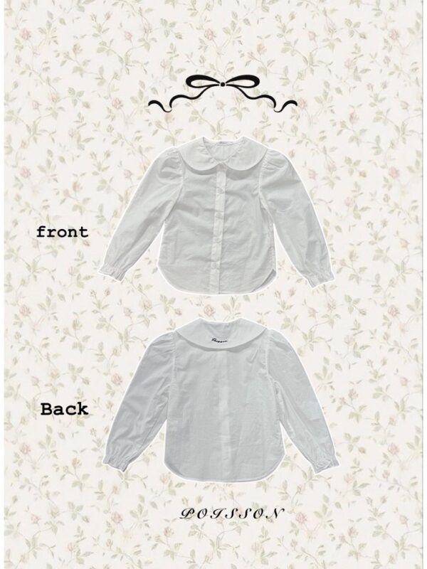 432D3609-3420-4090-9E6F-E4E1F7C9DB21_1_105_c 〖預購〗法式復古圓領襯衫
