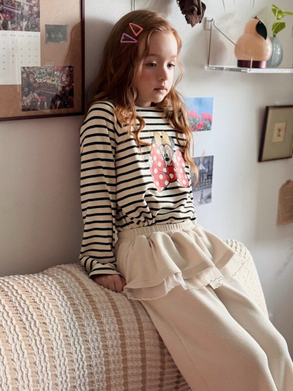 491759EA-F029-4186-8007-ACB81EDB3B90_1_105_c 〖預購〗小精靈 Muse 浪漫多層次長褲