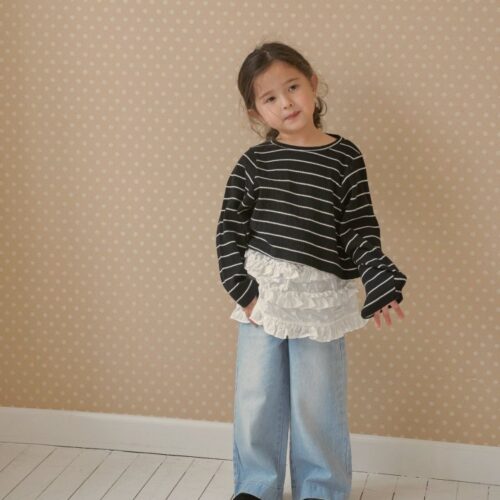 53E3A54B-4318-48CE-B868-9224DBF41D9C 〖預購〗經典標誌率性水洗寬鬆牛仔褲