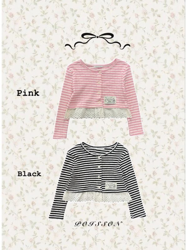 5DAE3CB0-8AE5-4B80-86FF-1B2B10710611_1_105_c 〖預購〗Eloi 蕾絲拼接舒柔開襟衫