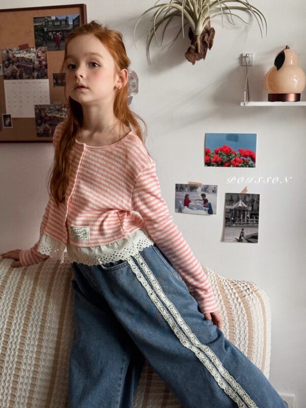 618E2658-3BF9-411A-9A50-BC239DCE27D0_1_105_c 〖預購〗Eloi 蕾絲拼接舒柔開襟衫