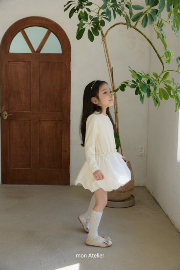 〖預購〗空氣感立體澎袖連身裙