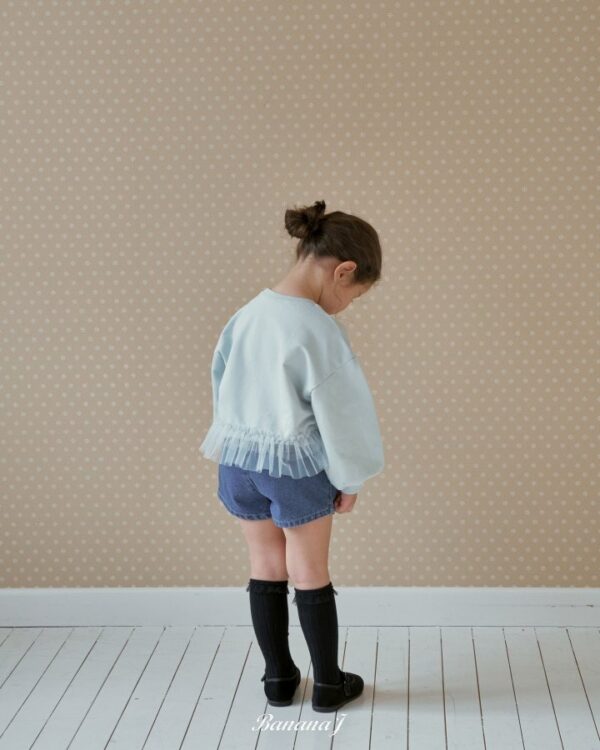 7BB077E1-3948-4773-B362-57D6962B2070 〖預購〗Très Chic 網紗拼接衛衣