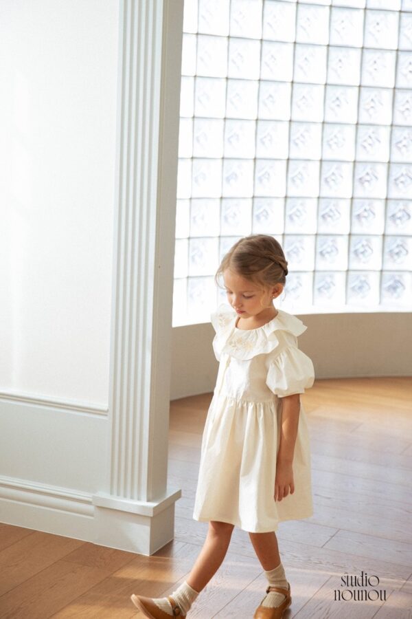 7BB74901-781A-4F3F-AA8B-06B570066348_1_105_c 〖預購〗沈靜午後工藝刺繡洋裝