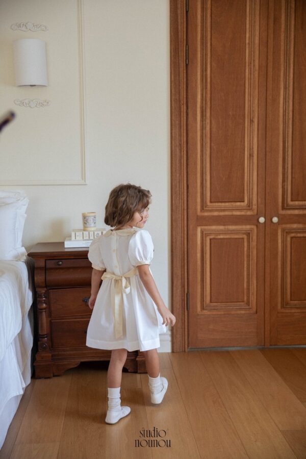 8088E714-B197-4BFE-8EC7-4F303B6C8E3C_1_105_c 〖預購〗星塵緞帶澎袖洋裝