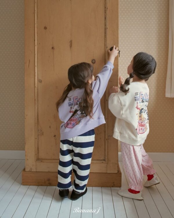 86B63C18-B075-4139-AB9E-74349889A174 〖預購〗Smoothie 雙條紋舒柔棉質束口褲