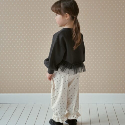 9AC4DCD2-19FA-4280-A4A9-2CEED4AEE841 〖預購〗Jelly Bonbon 點點縮口褲