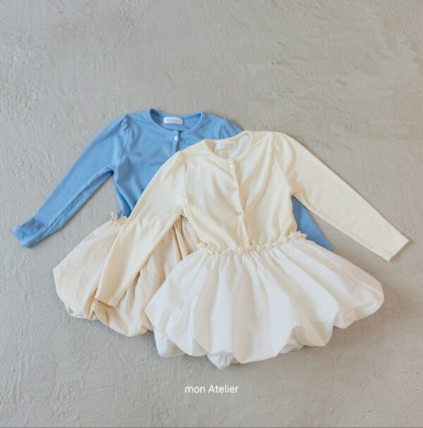 A815F0F1-66D2-4FA6-BE19-AC1B0F0FE531 〖預購〗空氣感立體澎袖連身裙