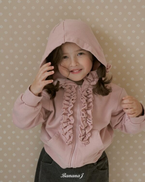 ABE1D7E3-F3DC-4F74-959C-C6A44DD91A65 〖預購〗克洛伊浪漫荷葉邊連帽外套