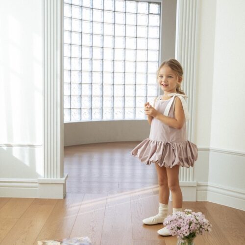 ACA1768C-DAD2-4808-83A2-1FFC03F34D39_1_105_c 〖預購〗足尖旋轉花苞連身裙