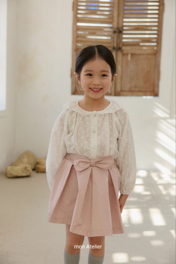 ADE3E8B8-5ACE-4874-96CC-78EAC8A59603 〖預購〗繫住春光蝴蝶結裝飾短褲裙