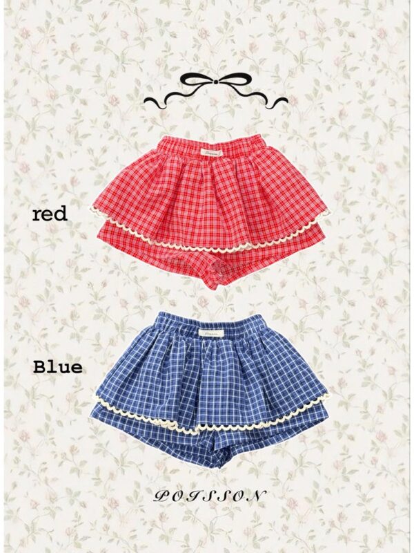 BBA1DEB7-D561-433C-B967-63E33868EF5B_1_105_c 〖預購〗Merry 復古英倫格紋褲裙