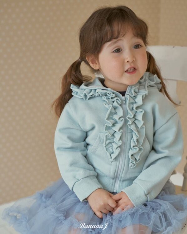 BD634F8A-8B0D-4688-8889-9F0FC8EE6F18 〖預購〗克洛伊浪漫荷葉邊連帽外套