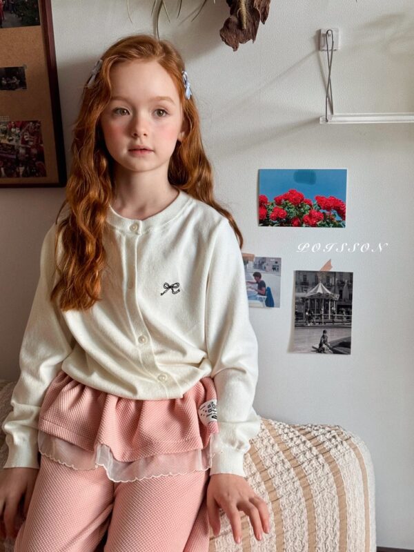 CC70EB6F-E262-44AA-A4B6-71C549E39107_1_105_c 〖預購〗法式蝴蝶結刺繡針織衫