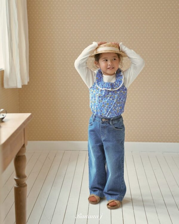 D0892138-1B47-4154-9344-639180B34F45 〖預購〗經典標誌率性水洗寬鬆牛仔褲