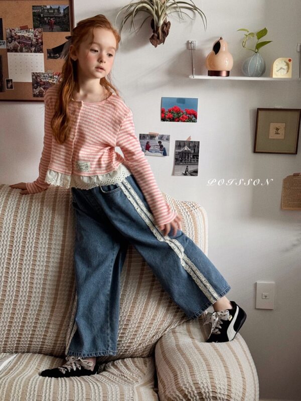 〖預購〗Eloi 蕾絲拼接舒柔開襟衫