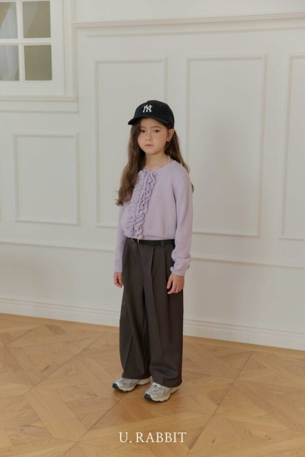 DDDE7320-B17F-4B76-98C1-BC431EEB6901 〖預購〗漫步雲端雙褶版型寬腿西褲