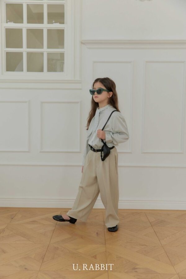 DF291790-06B7-4910-8C7A-19B21FC51CBE 〖預購〗漫步雲端雙褶版型寬腿西褲