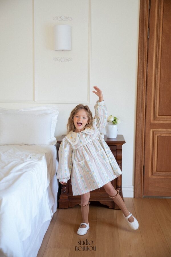 E0EFF61B-2378-4941-9AB8-E2822EDC8DF0_1_105_c 〖預購〗花徑信箋領片洋裝