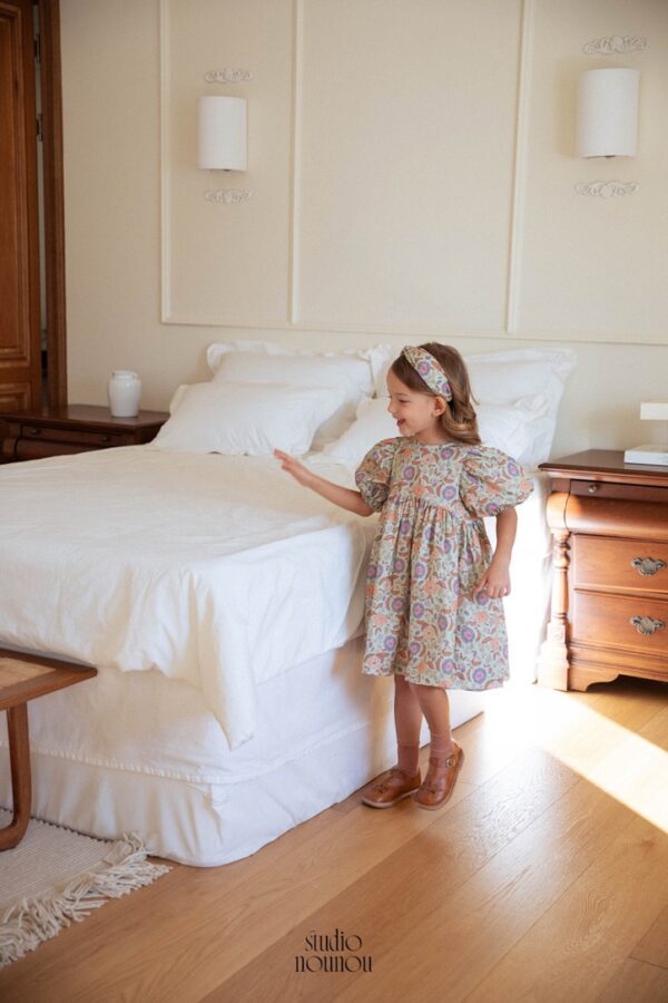 E60FEE40-58B2-4694-9F5A-2D9191A39912_1_105_c 〖預購〗花序流轉澎袖洋裝