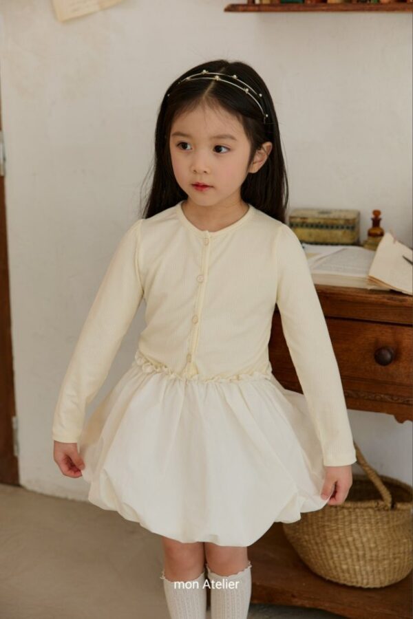 E6D22428-4BF4-43C7-857B-E7D0BABCE643 〖預購〗空氣感立體澎袖連身裙