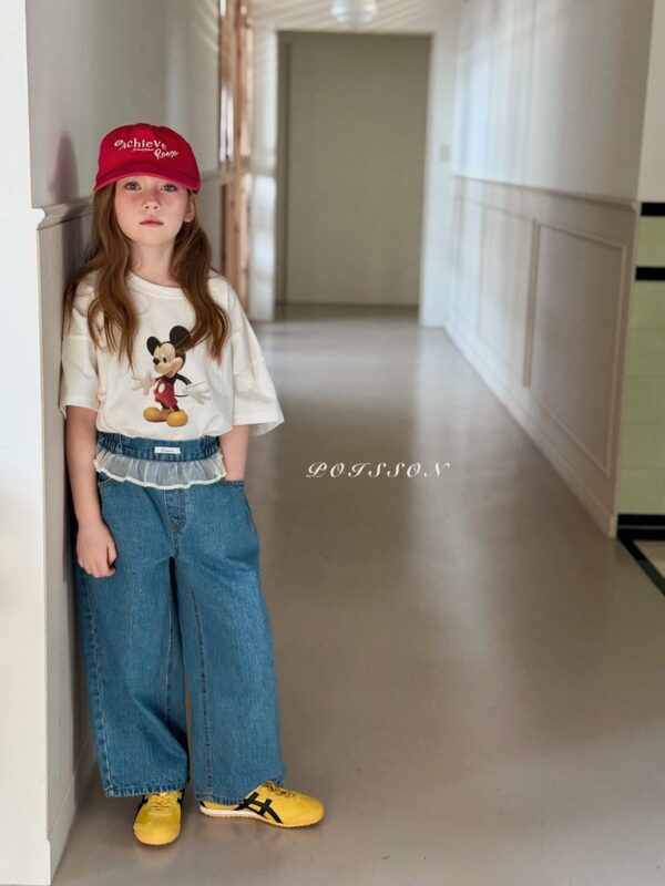 EE986F12-83B8-4C34-821A-72F69C25C97B_1_105_c 〖預購〗Chouchou 蕾絲飾邊牛仔褲