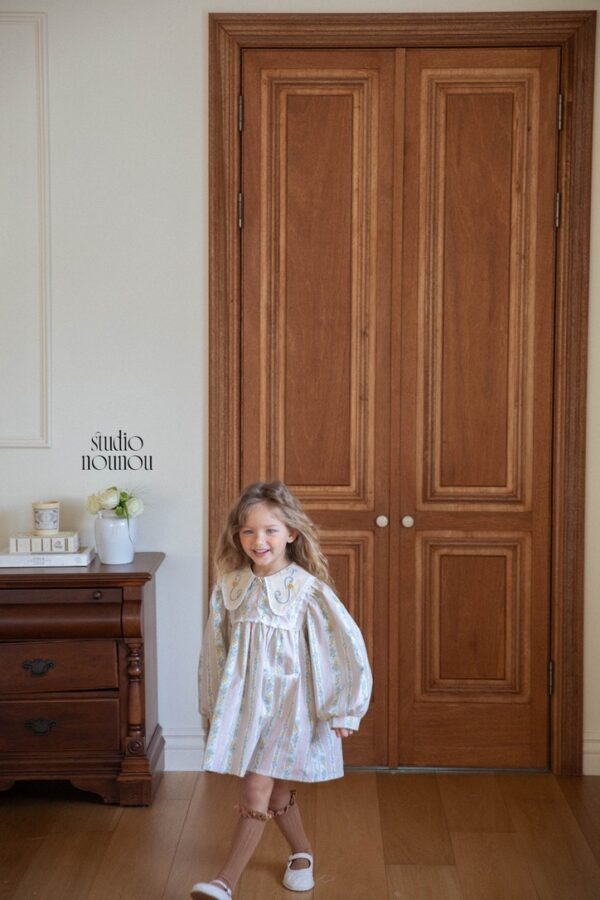 F15B8516-79D9-48CC-B728-D1E91A1AFF01_1_105_c 〖預購〗花徑信箋領片洋裝