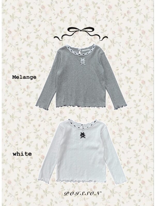 F6FCE3C7-43FE-4EC1-A9BF-A9E6FDF2222D_1_105_c 〖預購〗Mellow 蝴蝶結飾親膚上衣