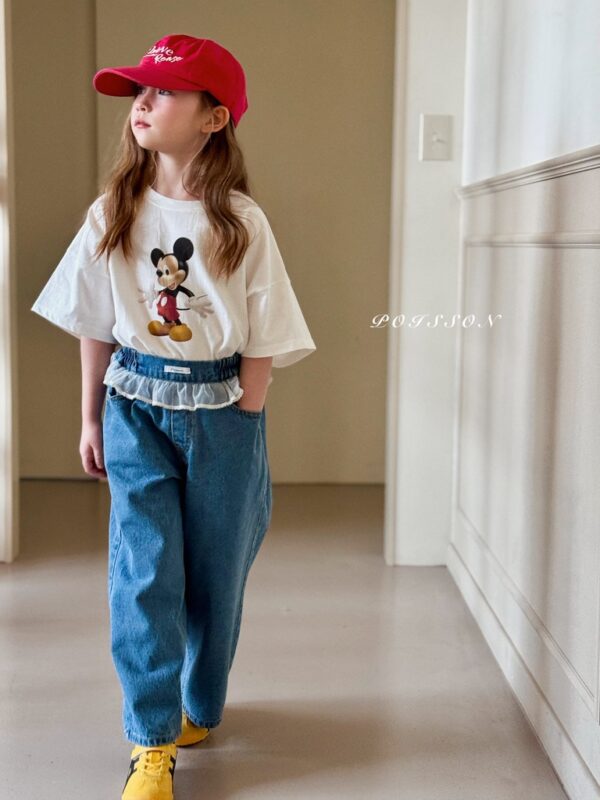 FA18F1F8-FE70-491A-B022-11B66CE6A952_1_105_c 〖預購〗Chouchou 蕾絲飾邊牛仔褲