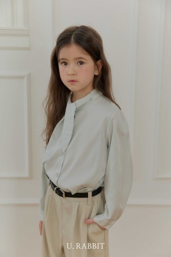 FB1DCF11-A41B-423D-9334-9D25D8C7D5CB 〖預購〗絲滑垂墜領結飄帶感襯衫