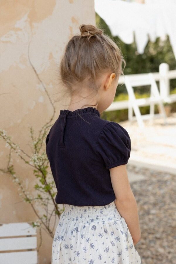 0B1CE609-5D42-43F0-AE1D-27B898429702 〖預購〗褶皺雲朵澎袖衫