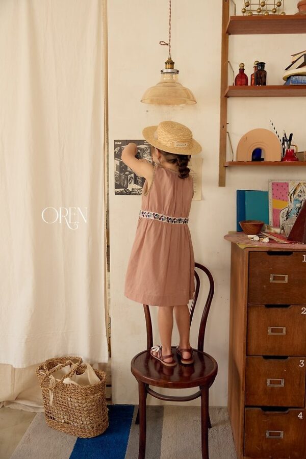 0F301776-7870-4524-8269-DA561B875177 〖預購〗琥珀晨跡亞麻連身裙